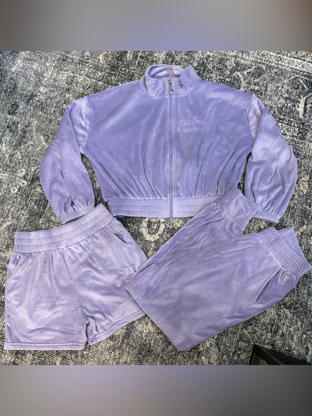Lavender Plush Ragwear 3-piece Set